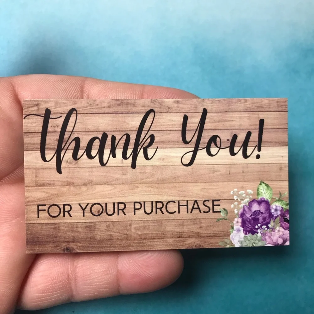 4x$20 // 30 mixed thank you cards size 3.5”x2.